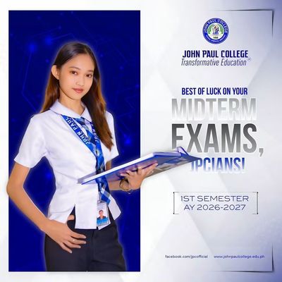 Good Luck on Your 1st Semester Midterm Examinations, JPCians!