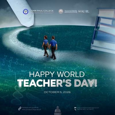 Happy World Teacher’s Day to the Heart & Soul of John Paul College!
